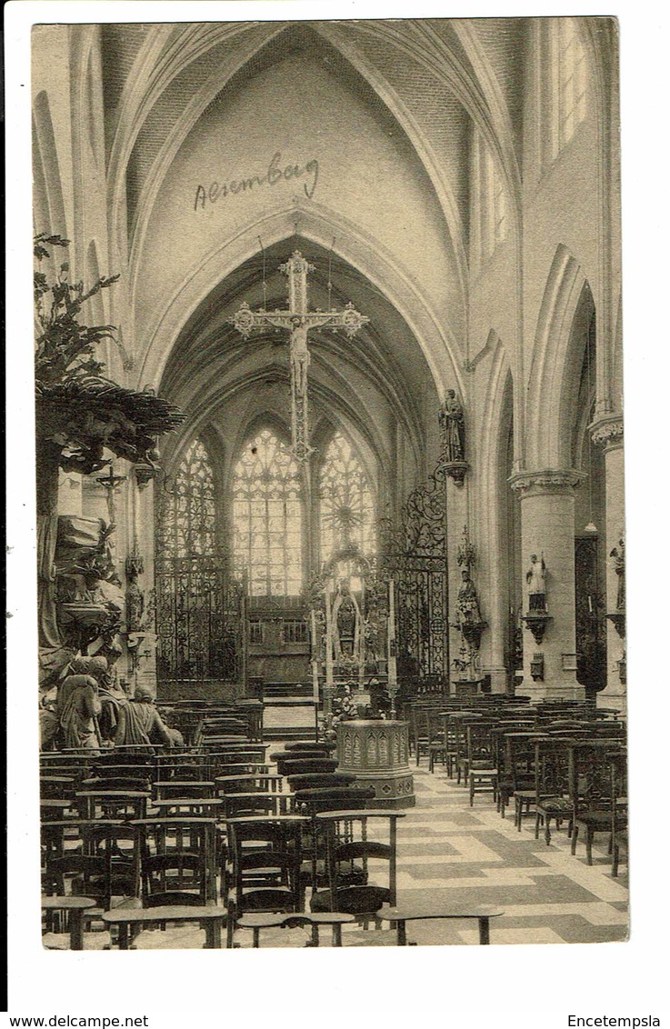 CPA- Carte Postale -Belgique-Alsenberg-Vue Générale De L'intérieur De L'Eglise -VM2718 - Beersel