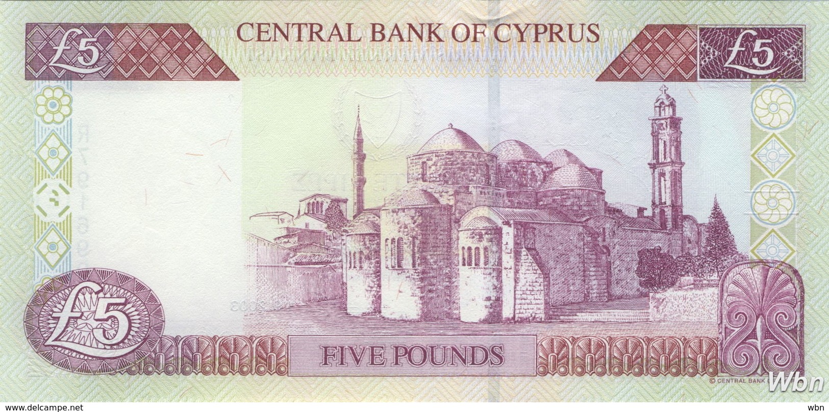 Chypre  5 Pounds (P61b) 1.9.2003 -UNC- - Chypre