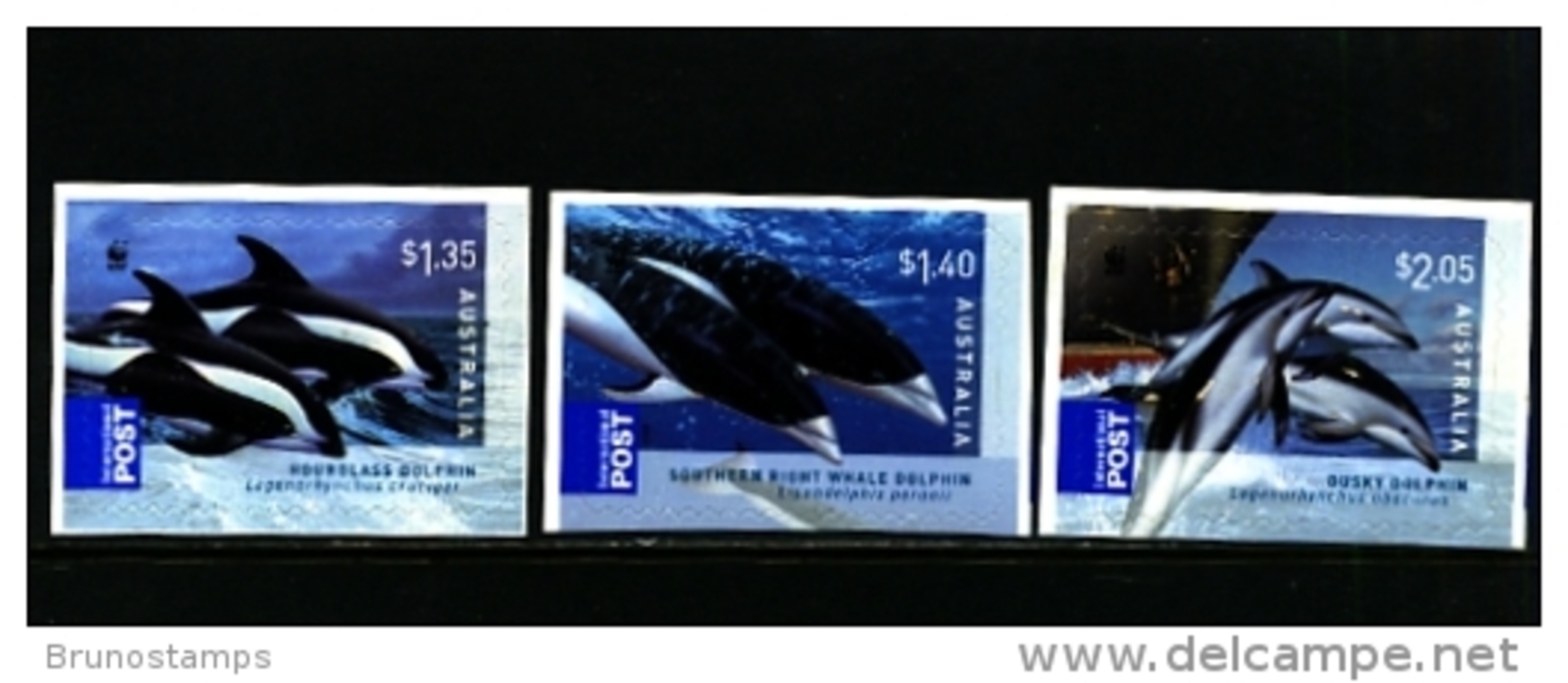 AUSTRALIA - 2009  WWW DOLPHINS  SELF  ADHESIVE SET  MINT NH - Mint Stamps