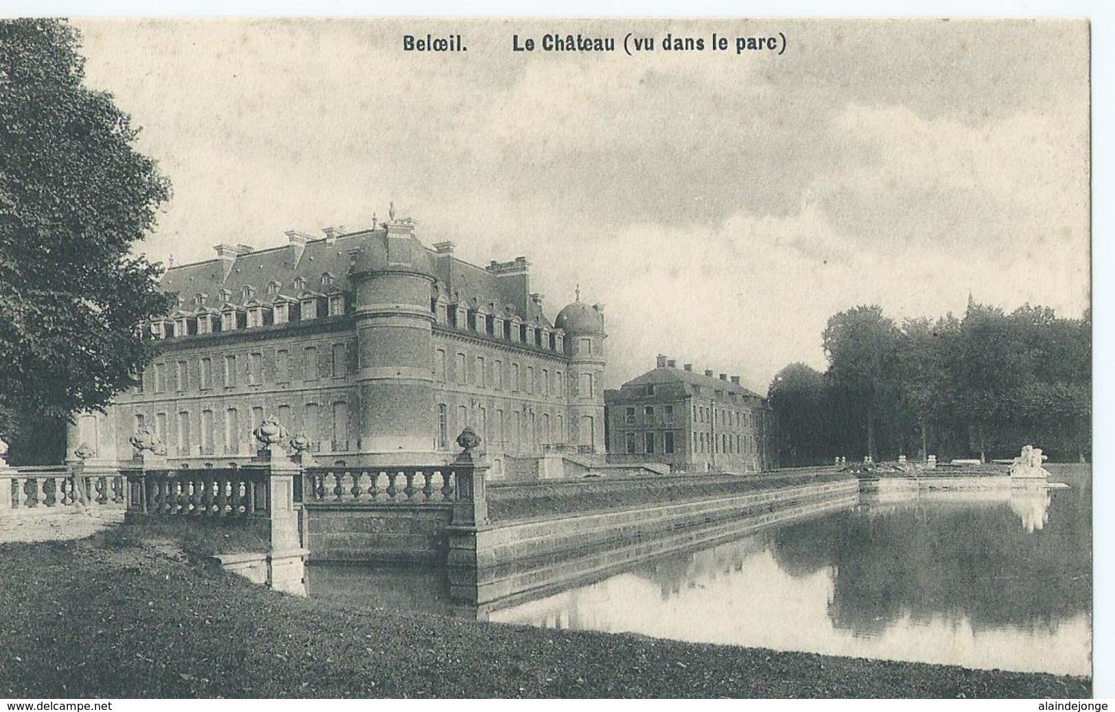 Beloeil - Le Château - (vu Dans Le Parc) - Imp. Delcourt - Beloeil