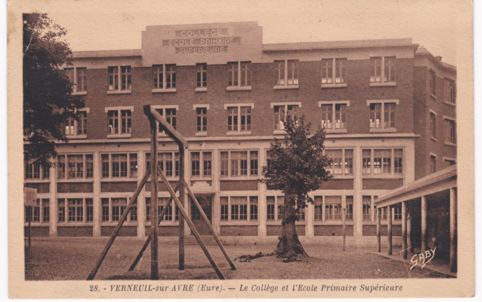 27 Eure -  VERNEUIL-sur-AVRE - Le Collège Et L'Ecole Primaire Supérieure - Verneuil-sur-Avre