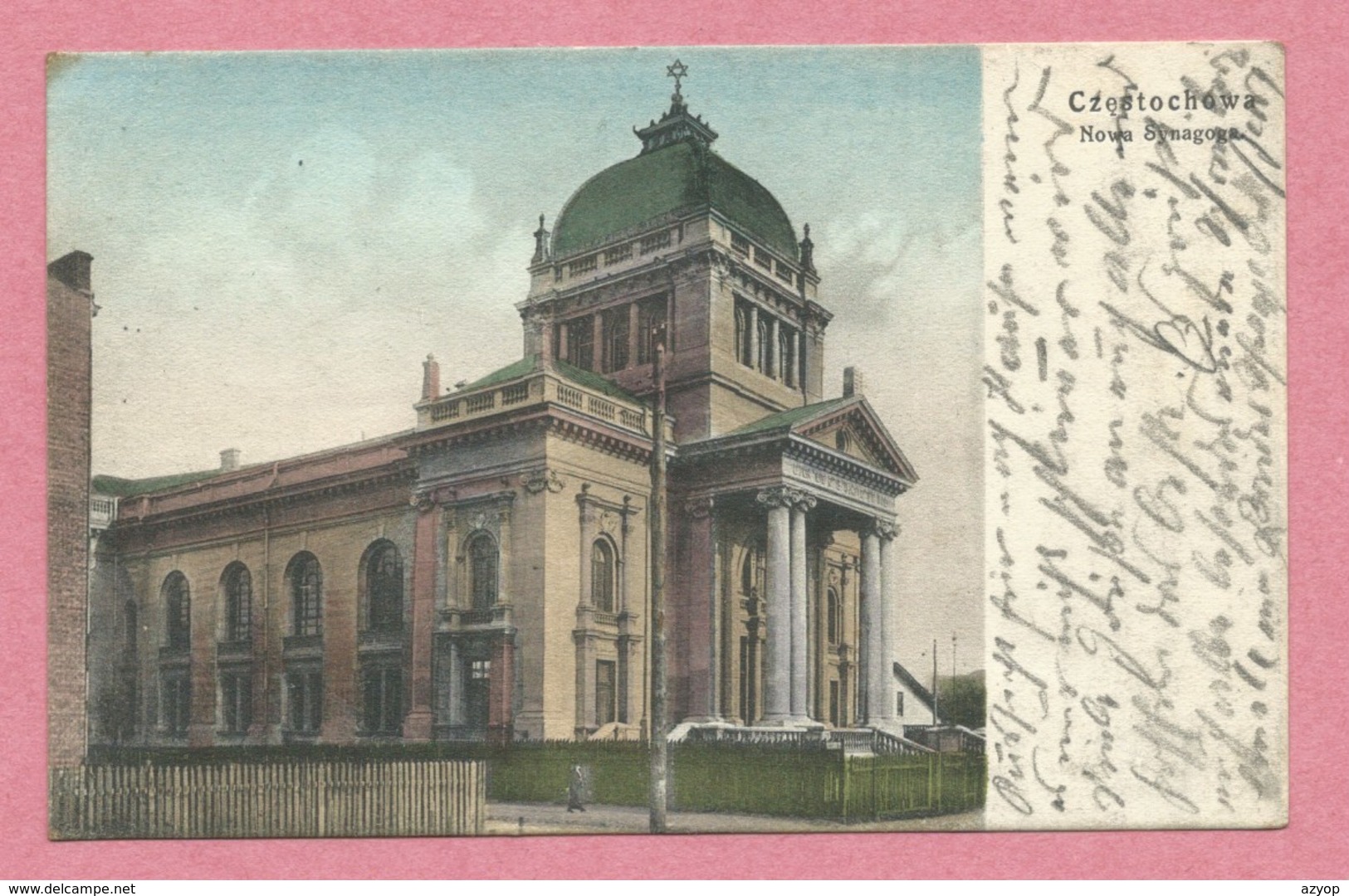 Polska - Polen - Pologne - CZESTOCHOWA - Synagogue - Synagoge - Feldpost - Guerre 14/18 - Polen