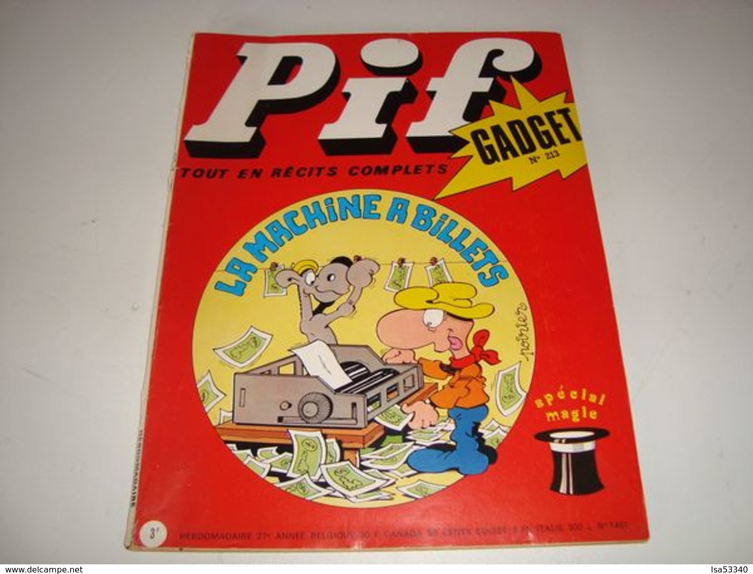 Pif Gadget N°213 - Pif Gadget