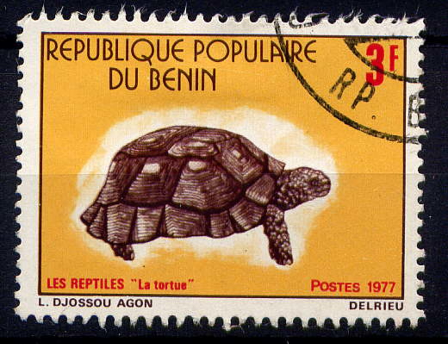 BENIN - 390° - TORTUE - Bénin – Dahomey (1960-...)