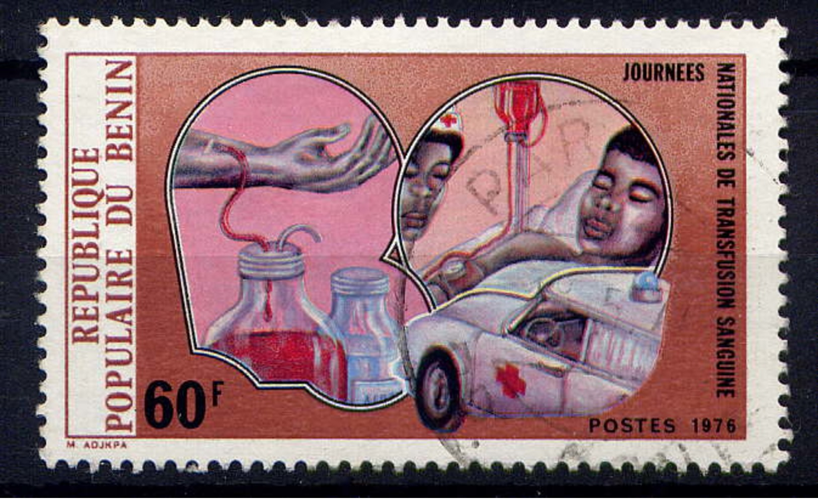 BENIN - 379° - TRANSFUSION SANGUINE - Bénin – Dahomey (1960-...)