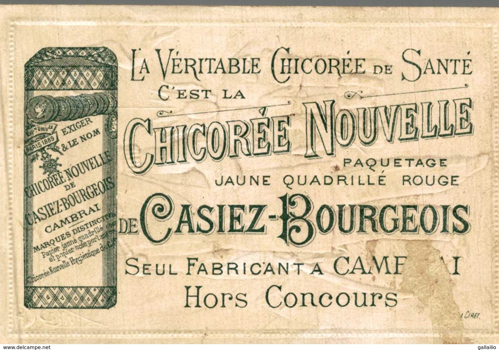 CHROMO CHICOREE CASIEZ BOURGEOIS EGYPTE - Autres & Non Classés