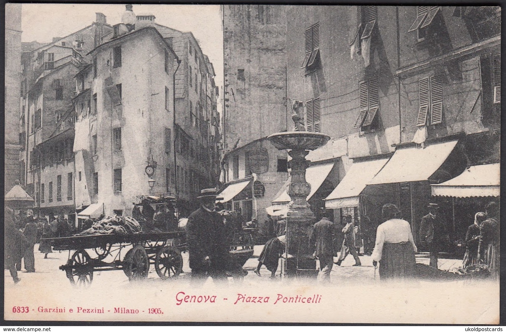 Italia  -  GENOVA, Piazza Ponticello - Genova (Genoa)