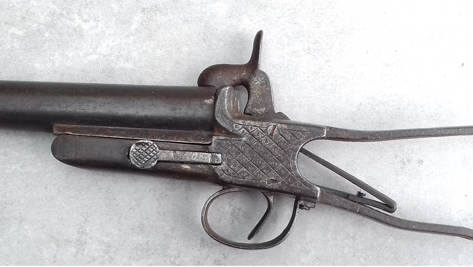 Vieux Fusil Sans Crosse De St Étienne - Decorative Weapons