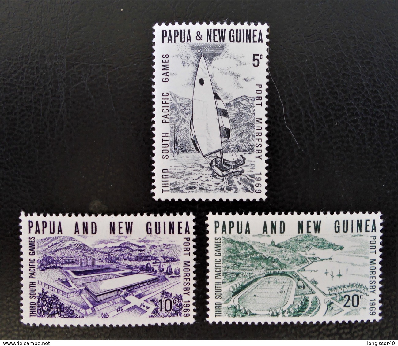3 EMES JEUX SPORTIFS 1969 - NEUFS **  YT 157/59 - MI 158/60 - Papouasie-Nouvelle-Guinée
