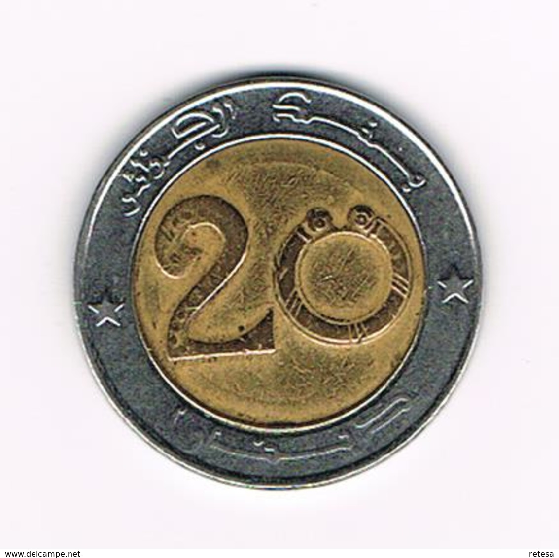 // ALGERIE  20 DINARS  1996 - Algérie