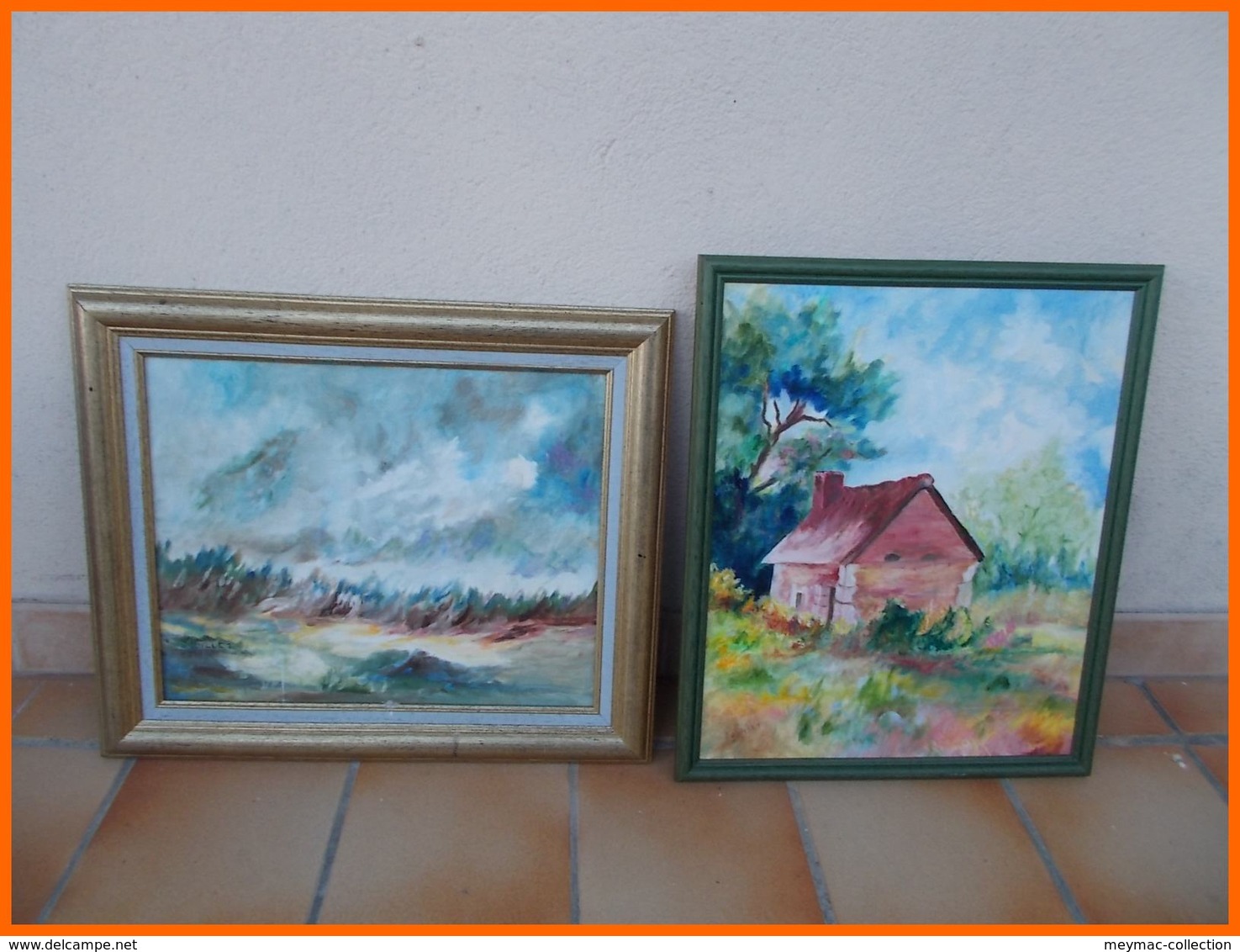 FOND ATELIER ARTISTE LIMOUSIN CORREZE MONEDIERES MILLEVACHE SANGUINAIRES CORSE + De 50 Tableaux Toiles Cadres Matériel - Huiles