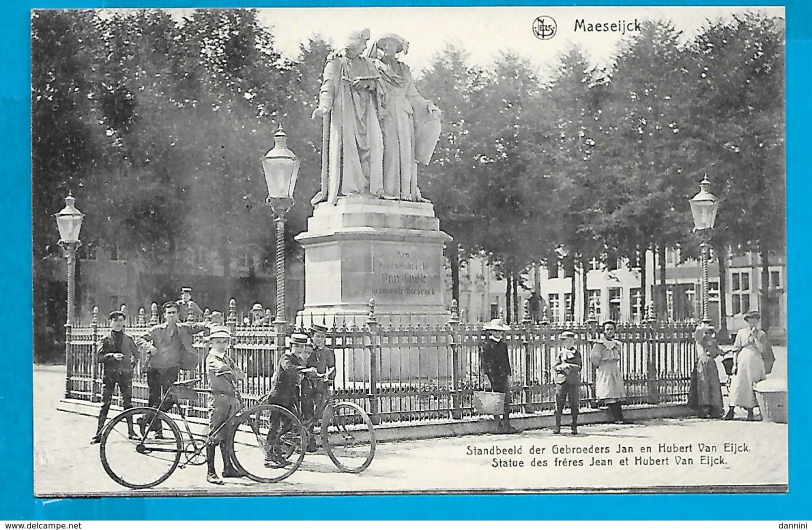 Maaseik - Standbeeld Van De Gebroeders Jan En Hubert Van Eijck - Maaseik