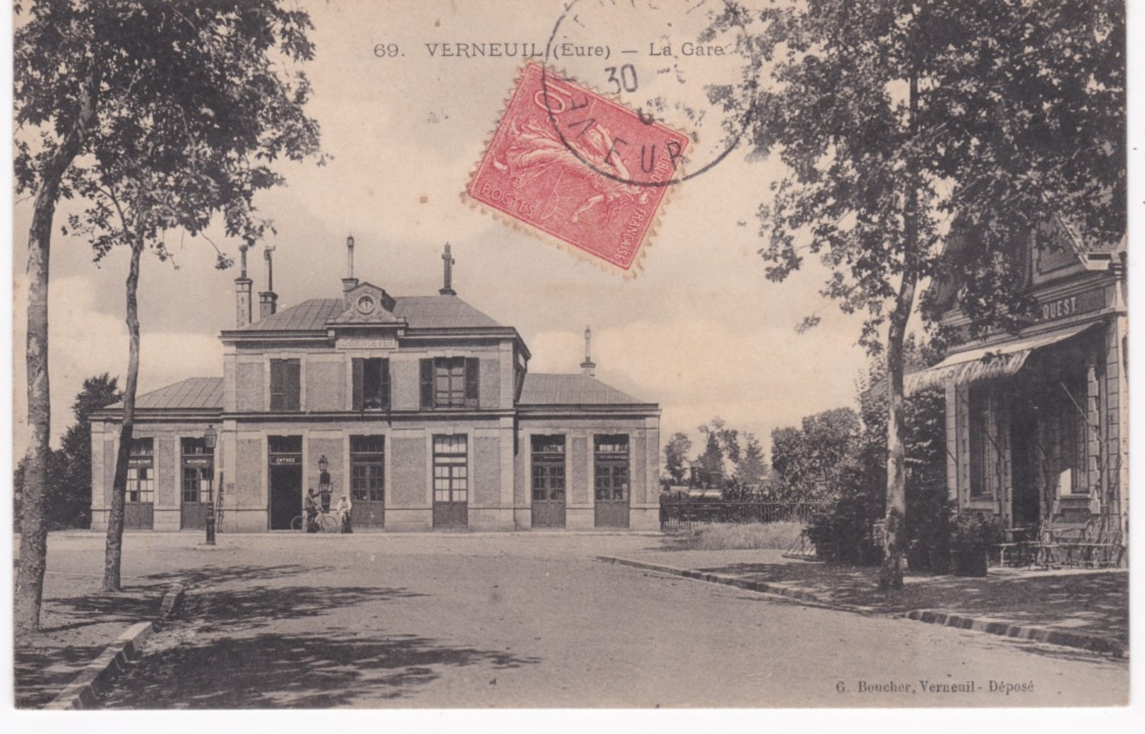 27 Eure -  VERNEUIL -  La Gare - Verneuil-sur-Avre