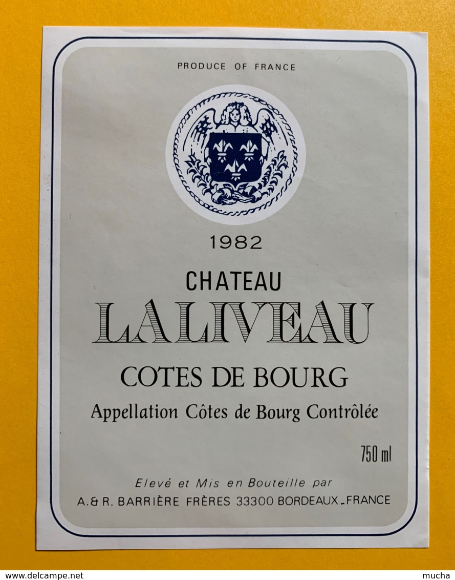 10433 - Château Laliveau 1982 Côtes De Bourg - Bordeaux