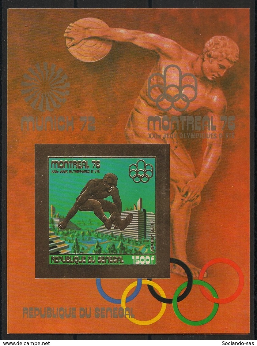 Sénégal - 1976 - Bloc Feuillet N°Yv. 13A - Olympics / Montreal - Non Dentelé / Imperf. - Neuf Luxe ** / MNH / Postfrisch - Zomer 1976: Montreal