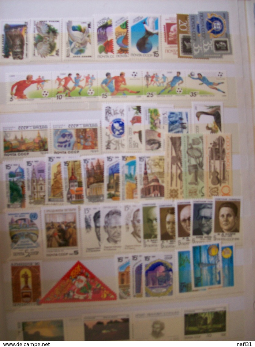 RUSSIE (urss) Jolie Lot De Plus De 500 Tp  Annee 1970,80,90 Neuf Luxe - Collections