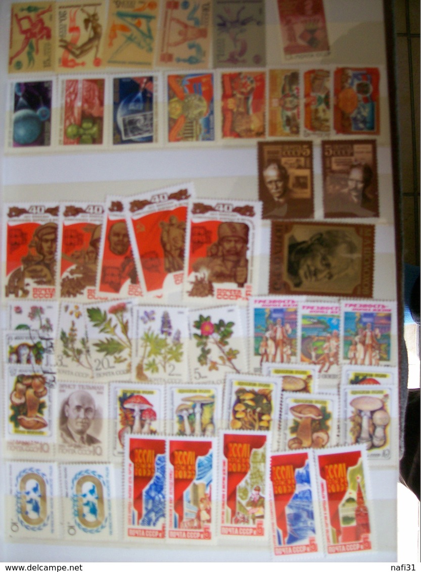 RUSSIE (urss) Jolie Lot De Plus De 500 Tp  Annee 1970,80,90 Neuf Luxe - Collections