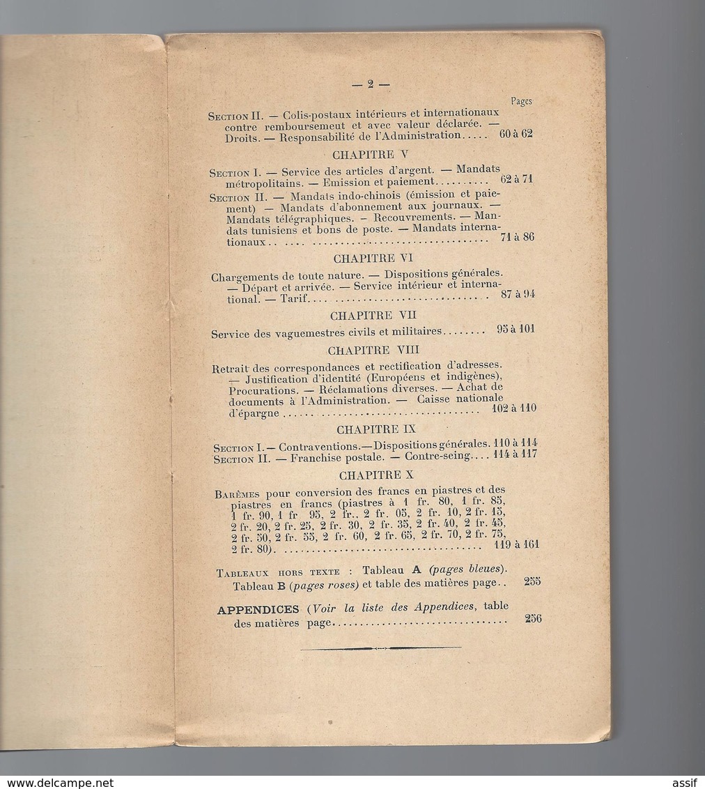 INDOCHINE POSTES  Louis Desachy : Guide Postal Indo-Chinois Br. 258 P. ( + 70 P. ) 1904 - Autres & Non Classés