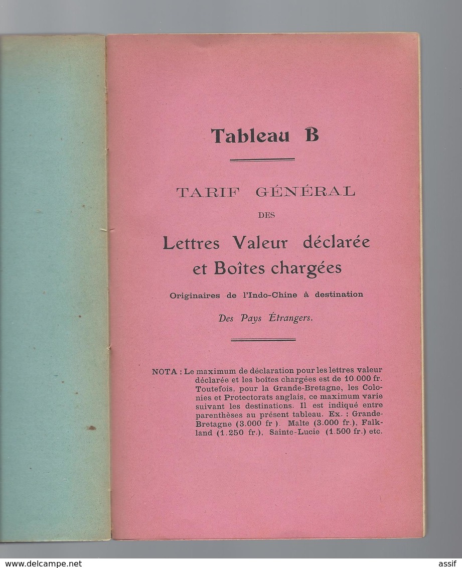 INDOCHINE POSTES  Louis Desachy : Guide Postal Indo-Chinois br. 258 p. ( + 70 p. ) 1904