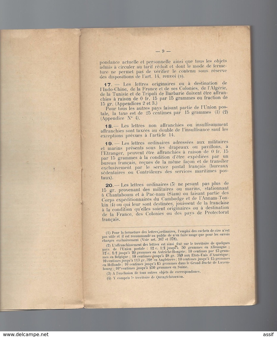 INDOCHINE POSTES  Louis Desachy : Guide Postal Indo-Chinois br. 258 p. ( + 70 p. ) 1904