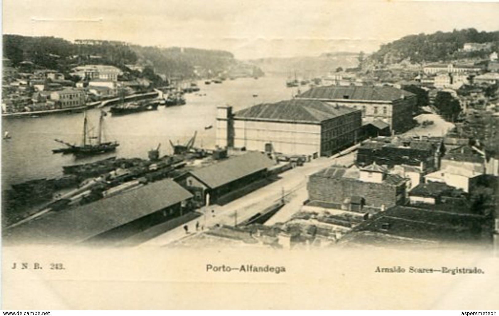 PORTO - ALFANDEGA. PORTUGAL POSTAL CPA CIRCA 1900's NON CIRCULÉ -LILHU - Porto