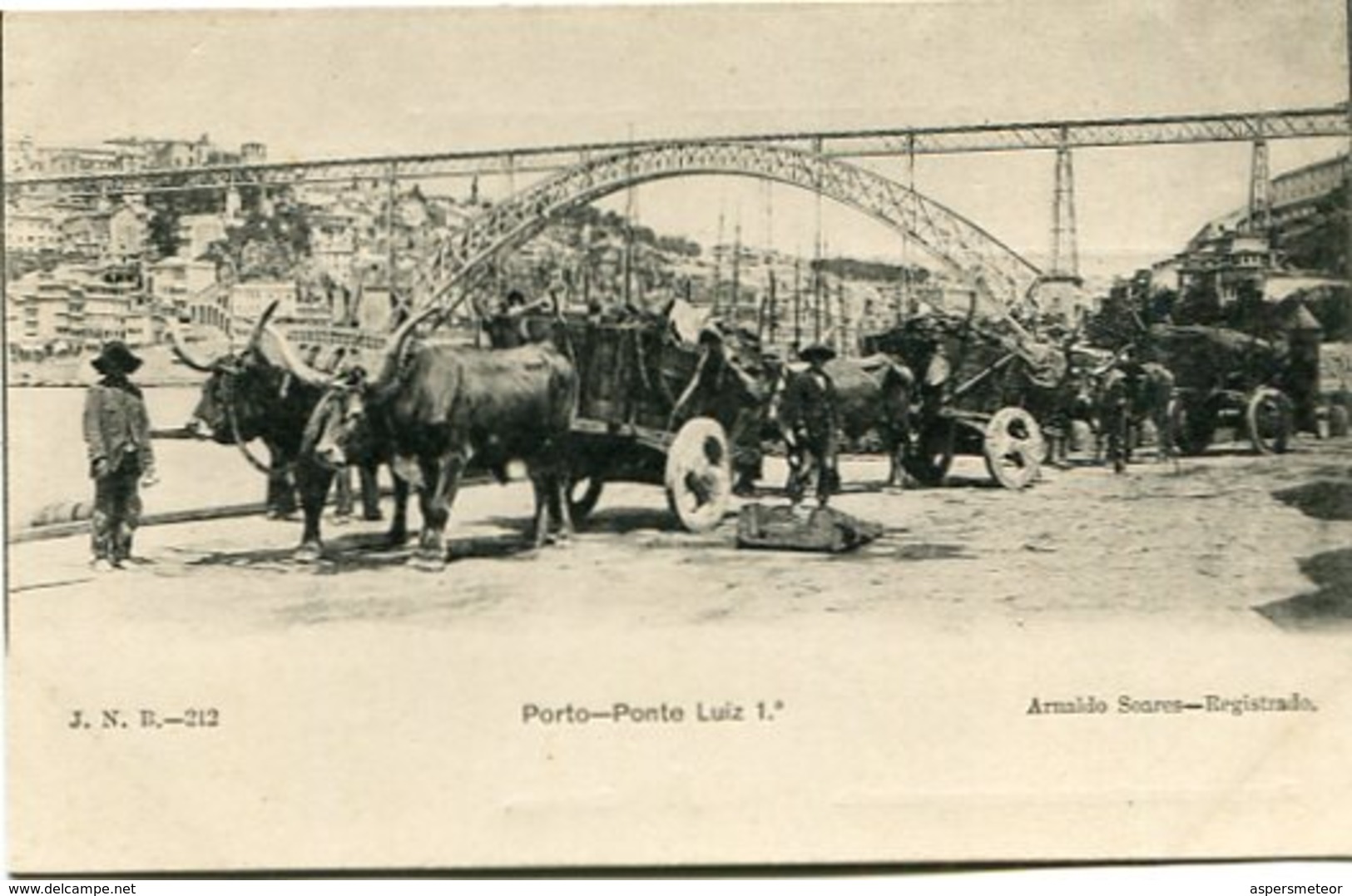 PORTO - PONTE LUIZ 1°. PORTUGAL POSTAL CPA CIRCA 1900's NON CIRCULÉ -LILHU - Porto