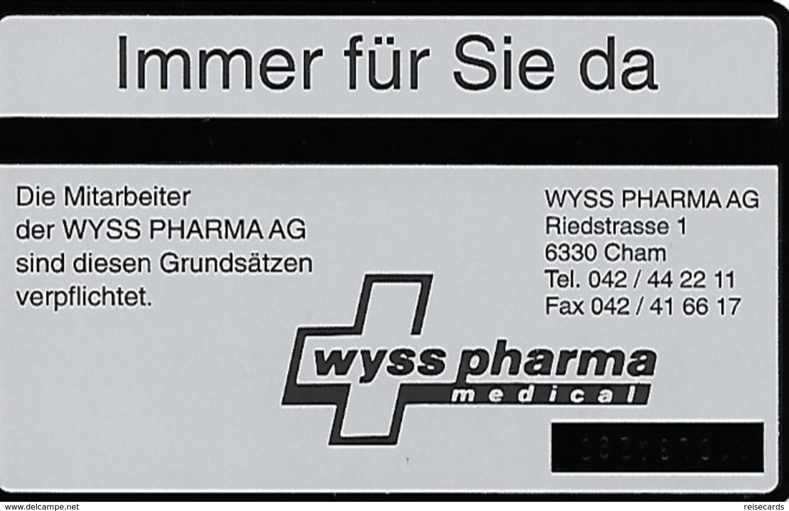 PTT P: KP-93/179B 310L Wyss Pharma AG - Schweiz