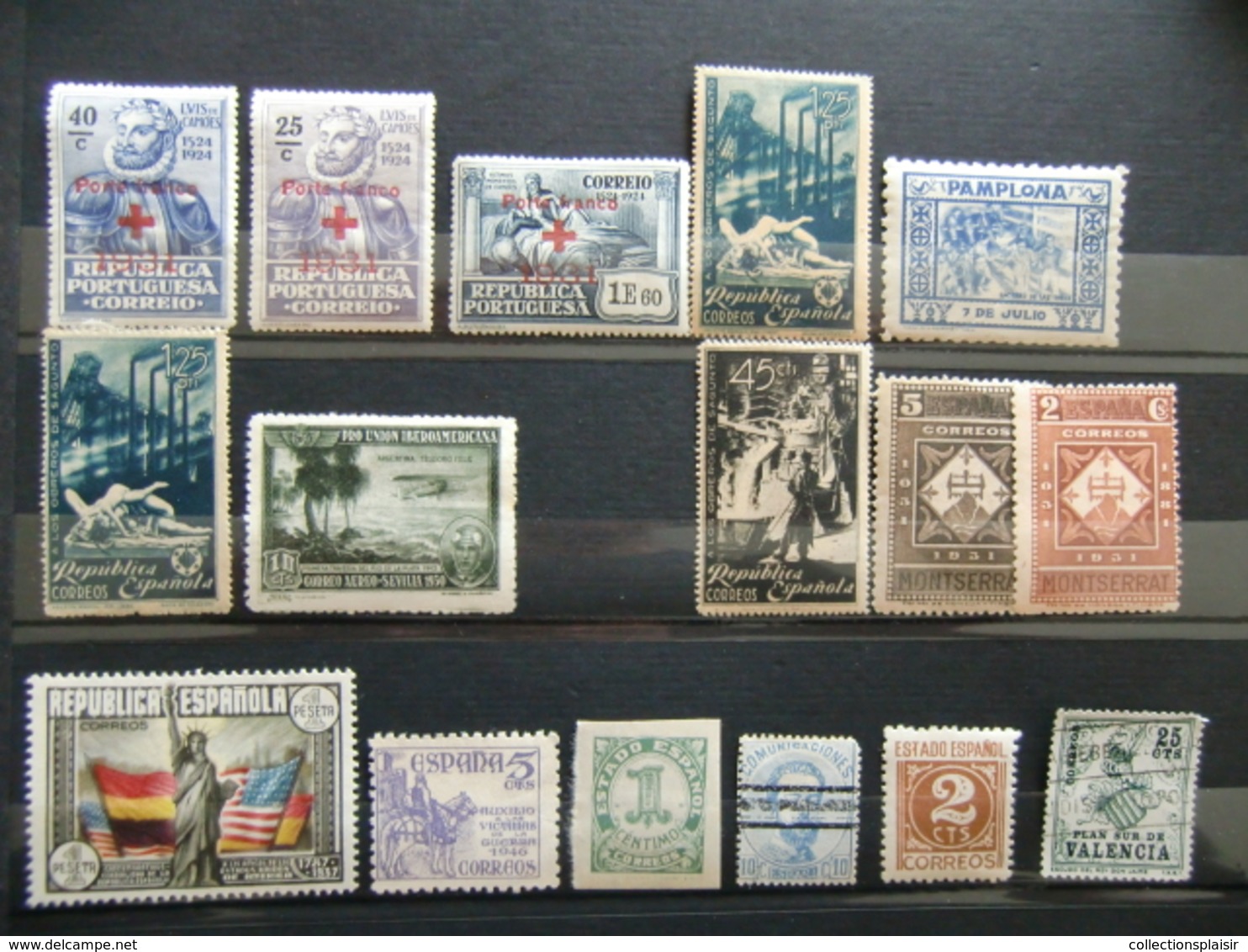 ESPAGNE PETITE COLLECTION INTERESSANTE AVEC ETUDE DE VARIETES ET AUTRES/LIQUIDATION - Collections