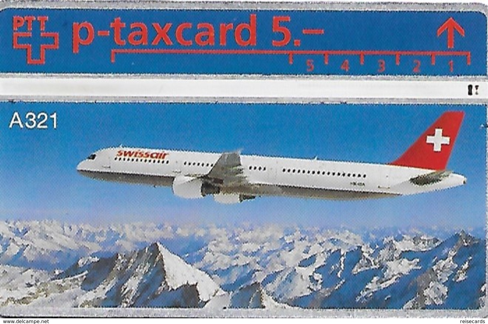 PTT P: KP-93/135C Swissair A321 - Suiza