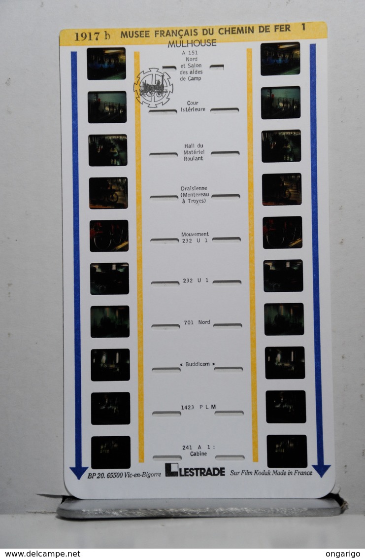 LESTRADE :     1917 B  MUSEE FRANÇAIS DU CHEMIN DE FER 1 MULHOUSE - Visionneuses Stéréoscopiques