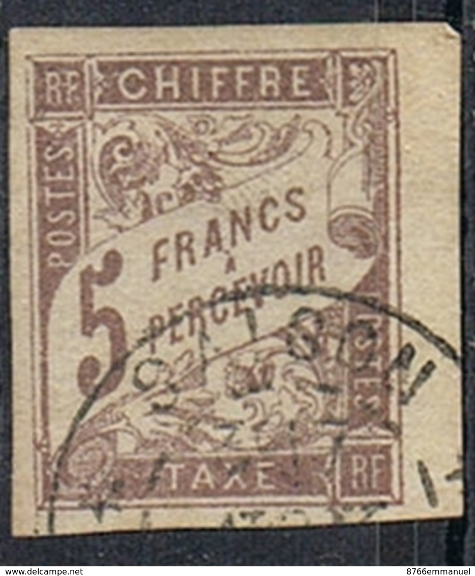 COLONIES GENERALES TAXE N°17  Oblitération De Saïgon Cochinchine - Postage Due