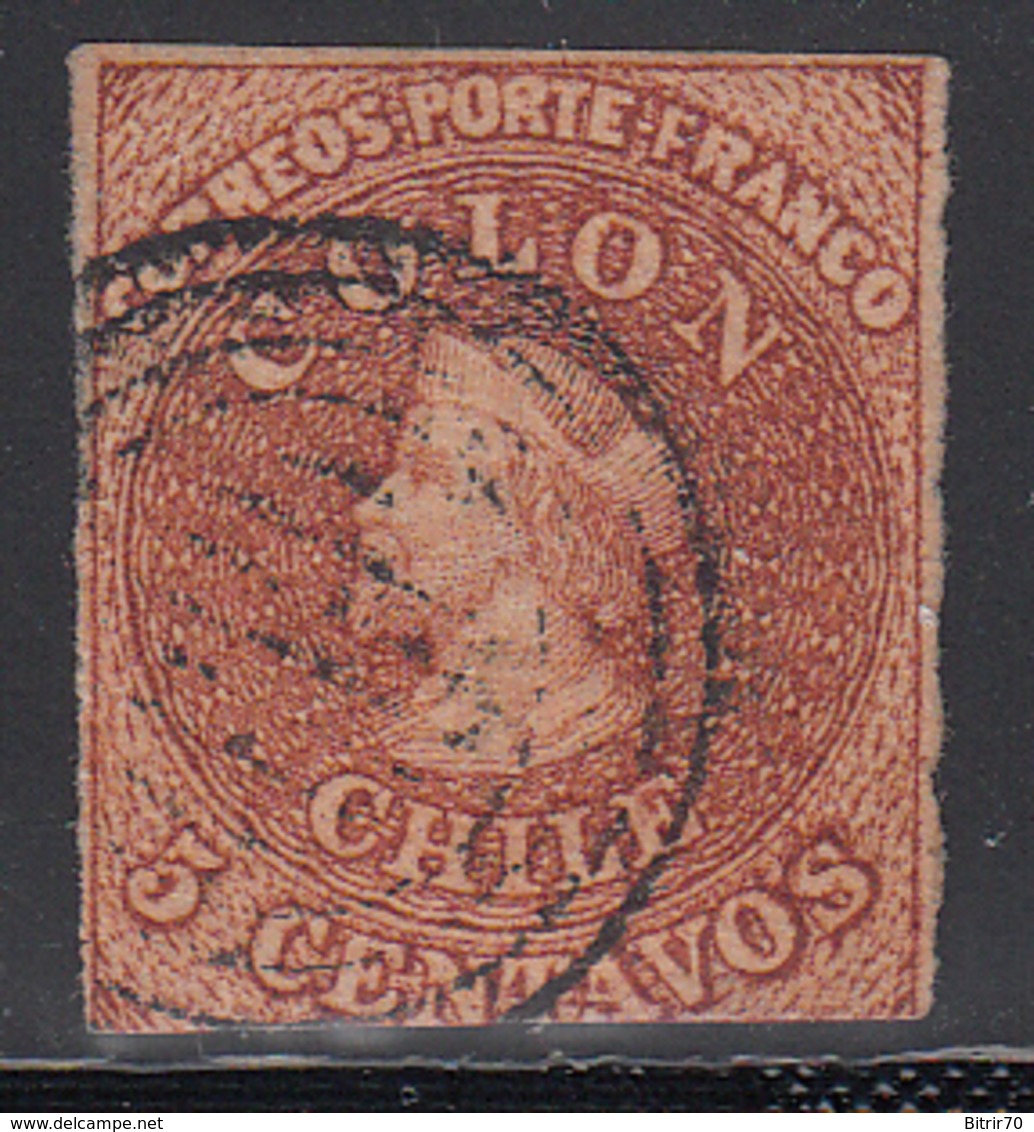 1854  Yvert Nº 1D - Chile