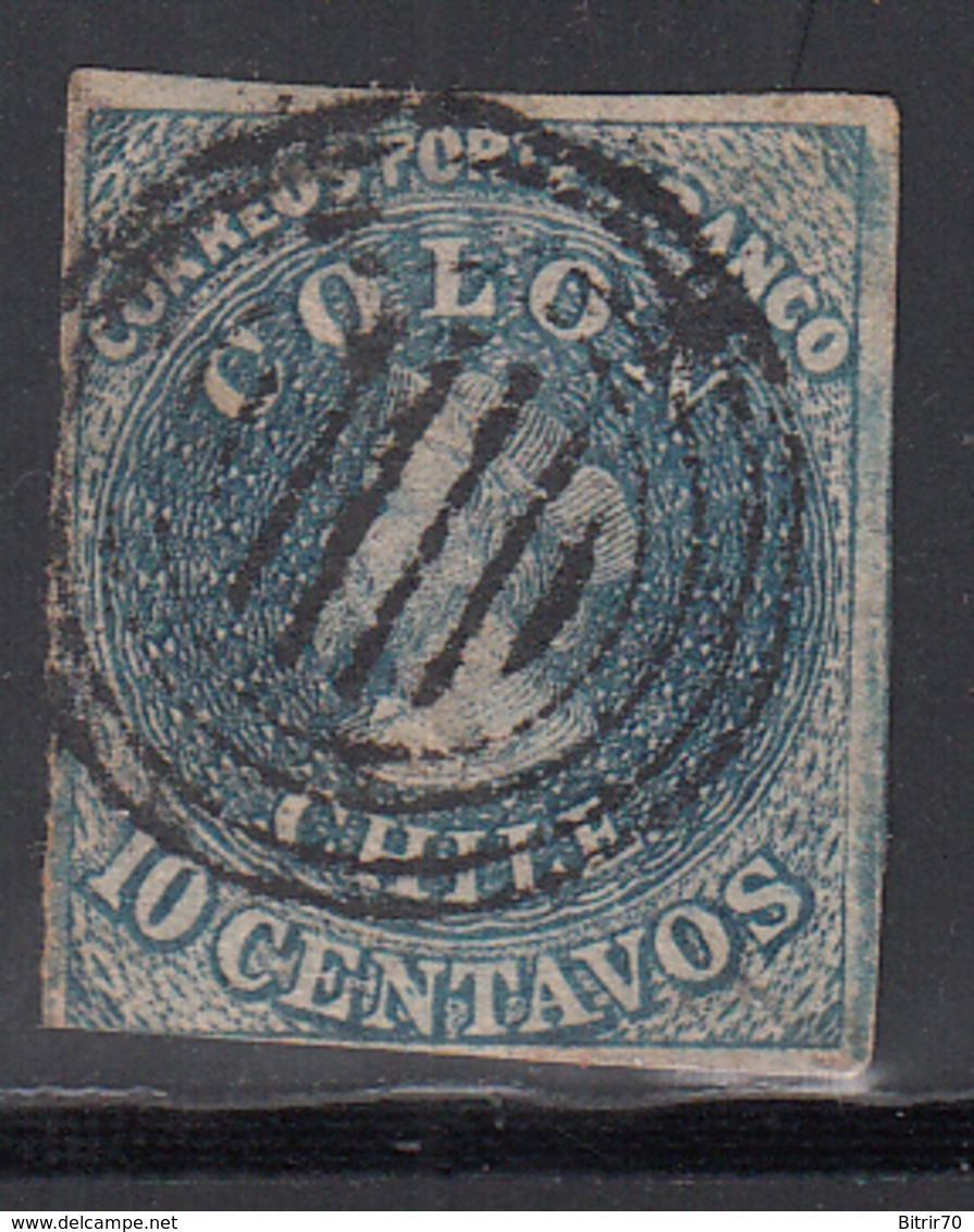 1853  Yvert Nº 2 - Chile