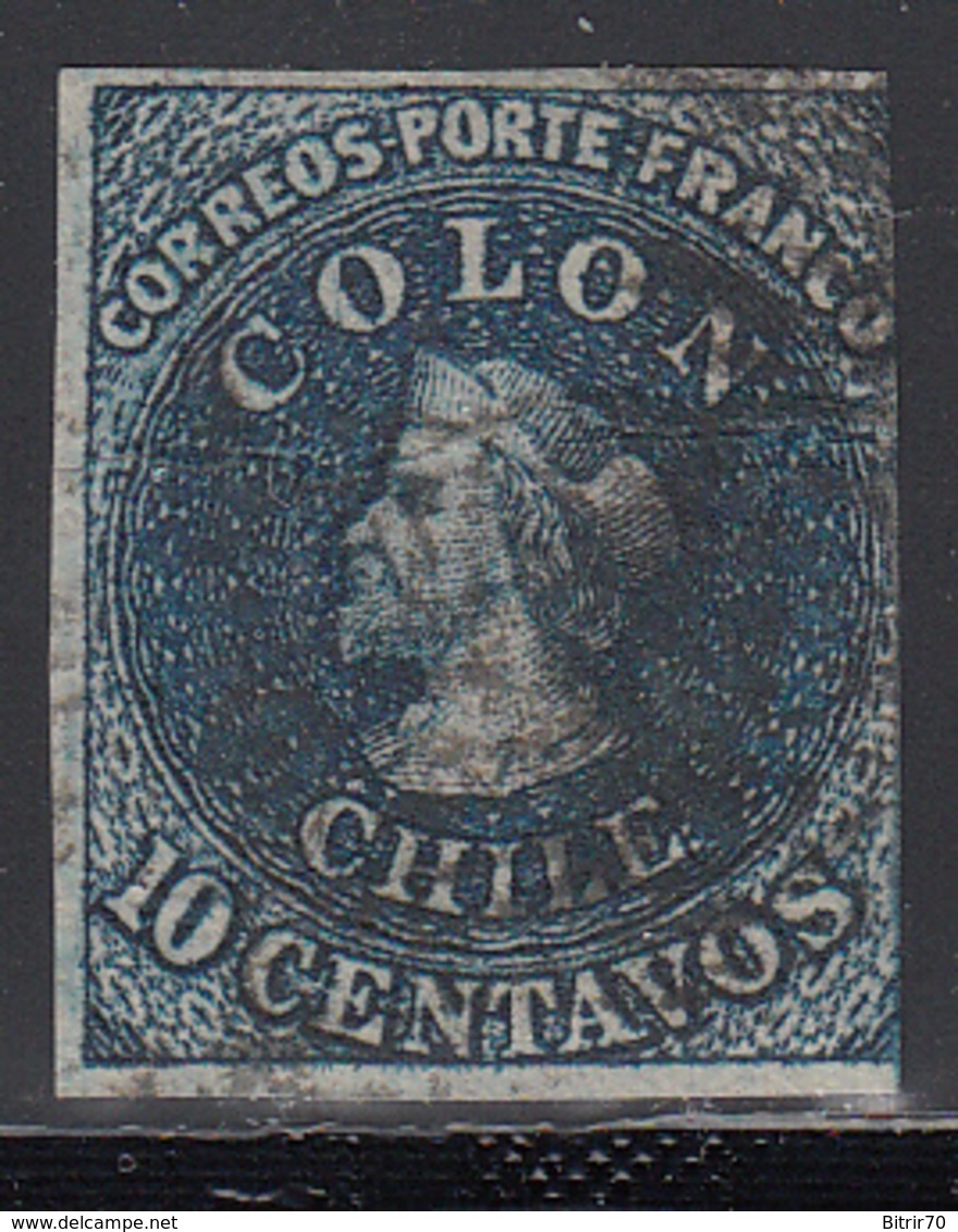 1853  Yvert Nº 2 - Chile