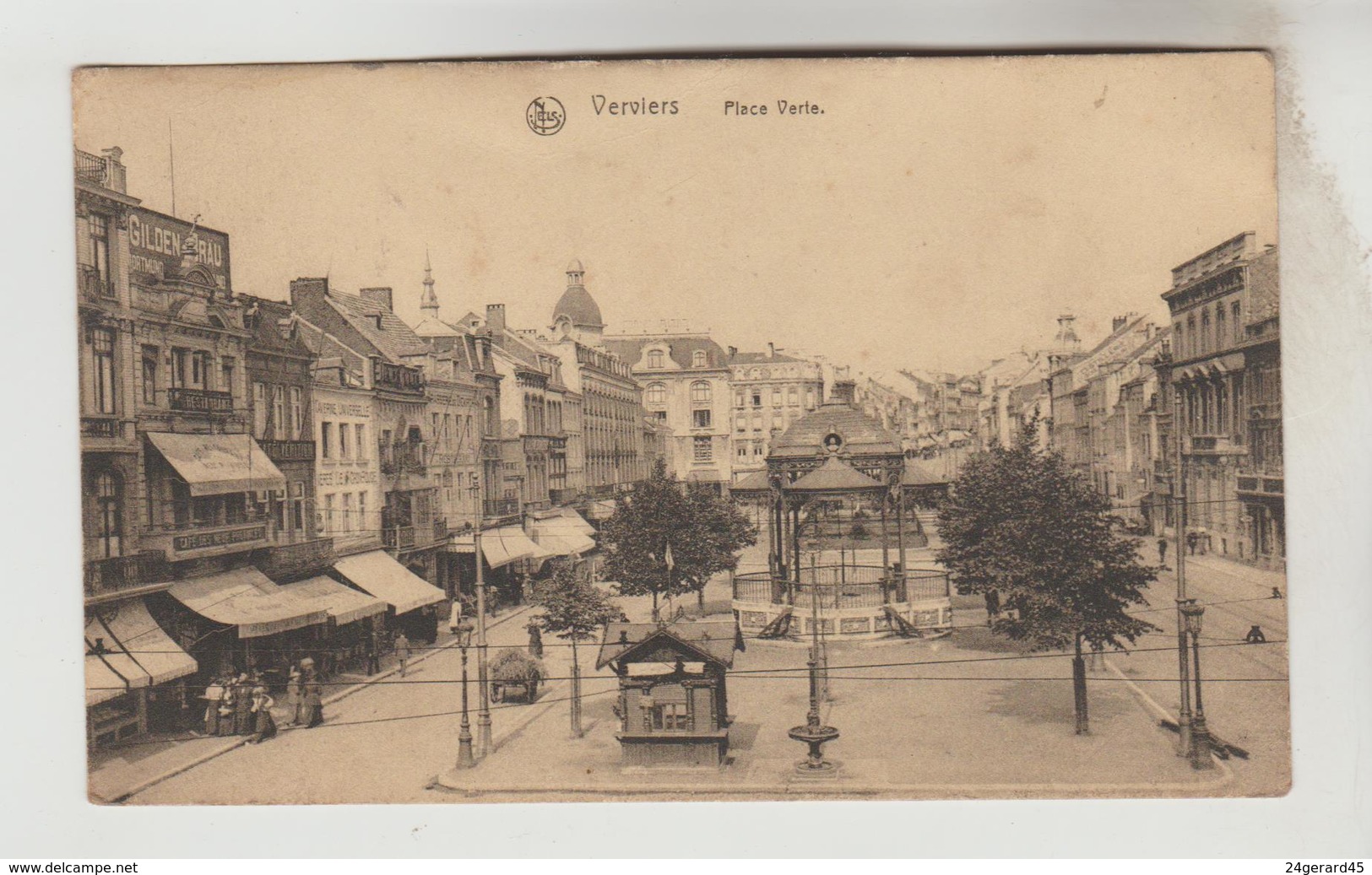 CPSM VERVIERS (Belgique-Liège) - Place Verte - Verviers