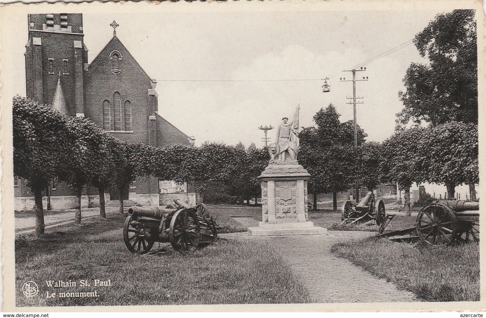 Walhain Saint Paul , Le Monument Aux Morts ( Canon ) - Walhain