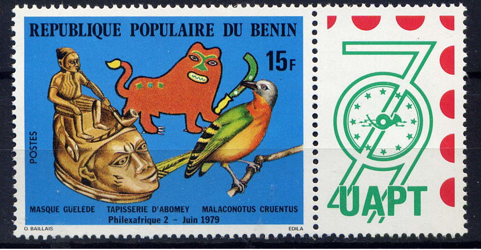 BENIN - 448* - PHILEXAFRIQUE II - Bénin – Dahomey (1960-...)