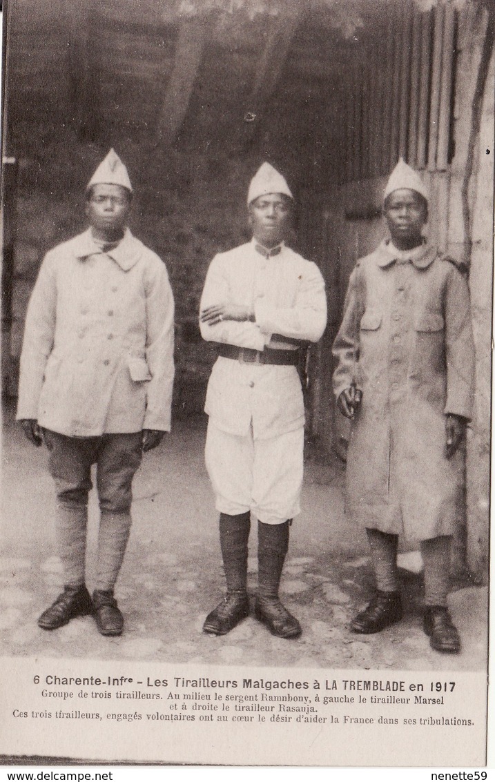 CPA 17 -- LA TREMBLADE -- 13° Bataillon Des Tirailleurs Malgaches N° 6 TBE - La Tremblade