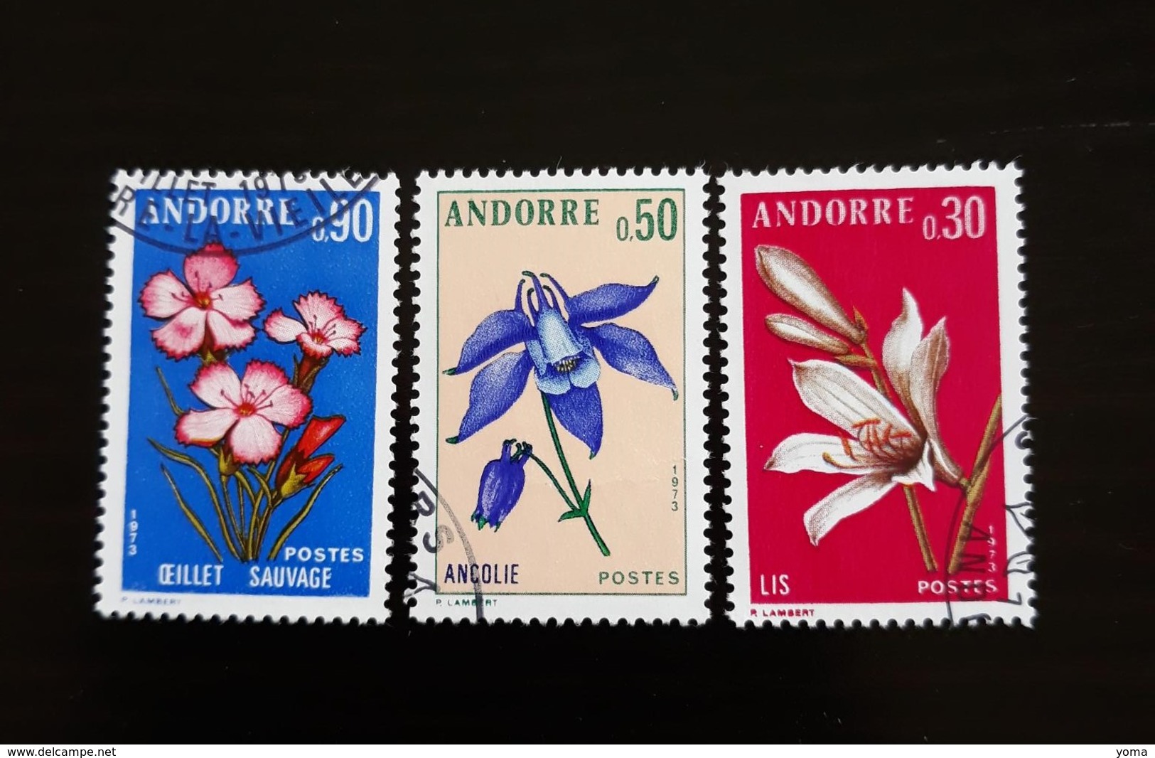 N° 229 à 231       Fleurs Des Vallées D' Andorre ( I ) - Usati