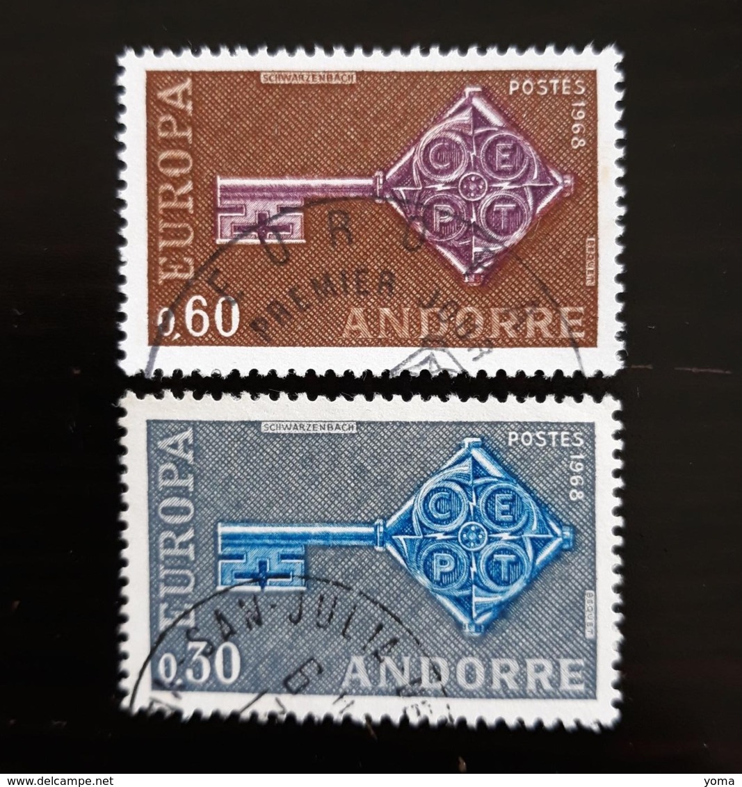 N° 188  Et 189       Europa 1968 - Gebruikt