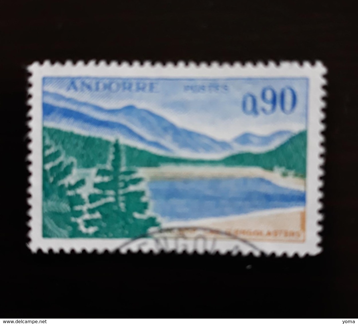 N° 163A       Lac D' Engolasters à Encamp - Used Stamps