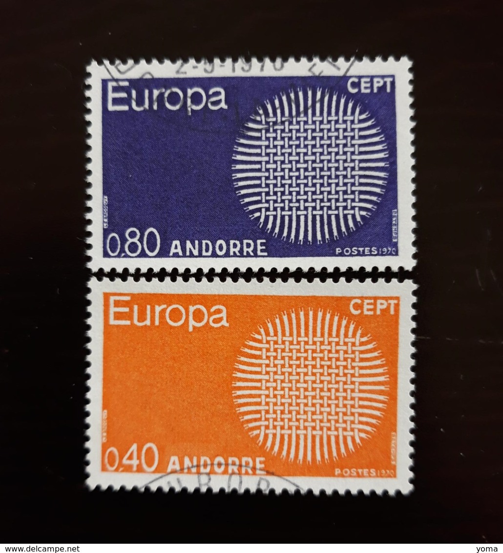 N° 202 Et 203      Europa 1970 - Used Stamps