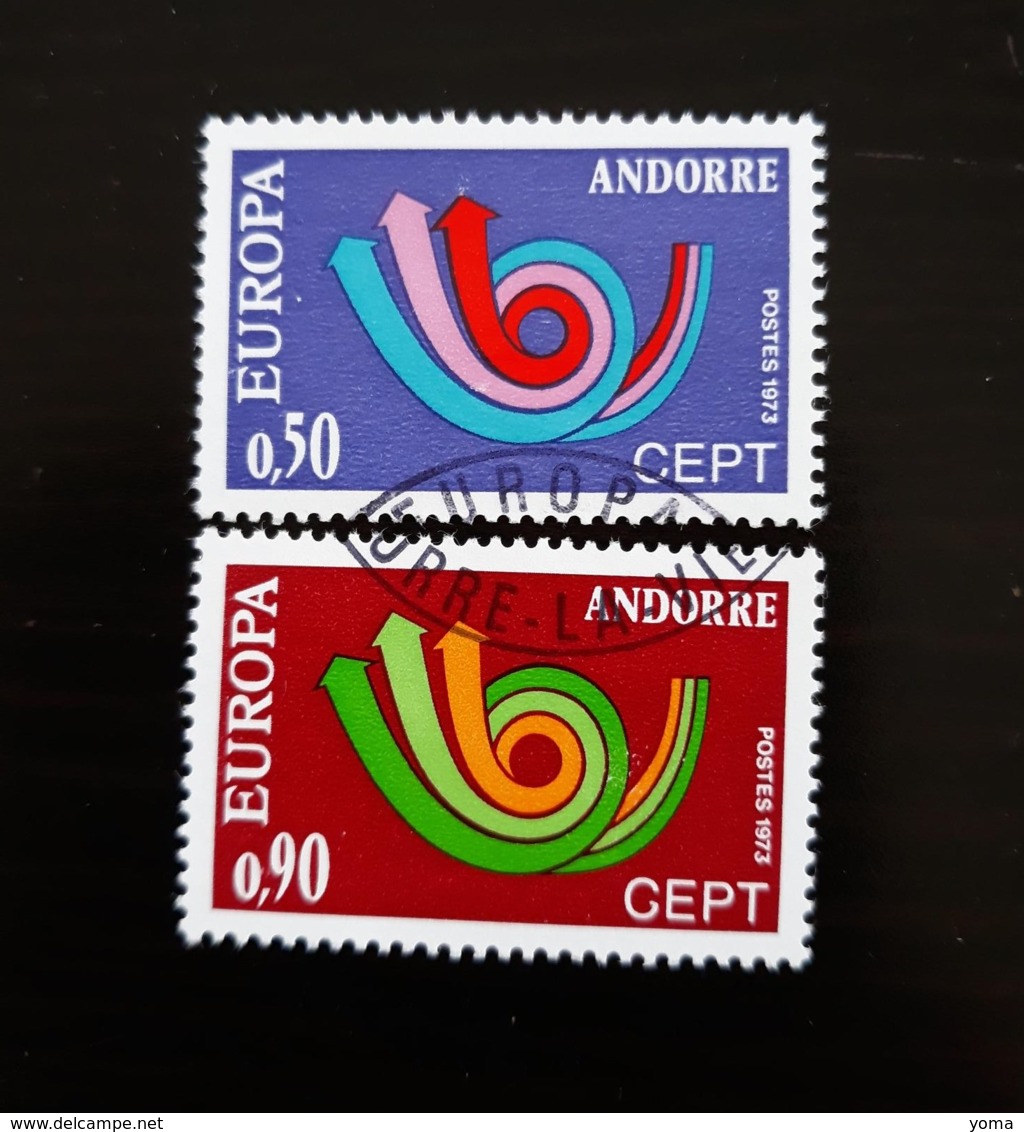 N° 226 Et 227      Europa 1973 - Usados