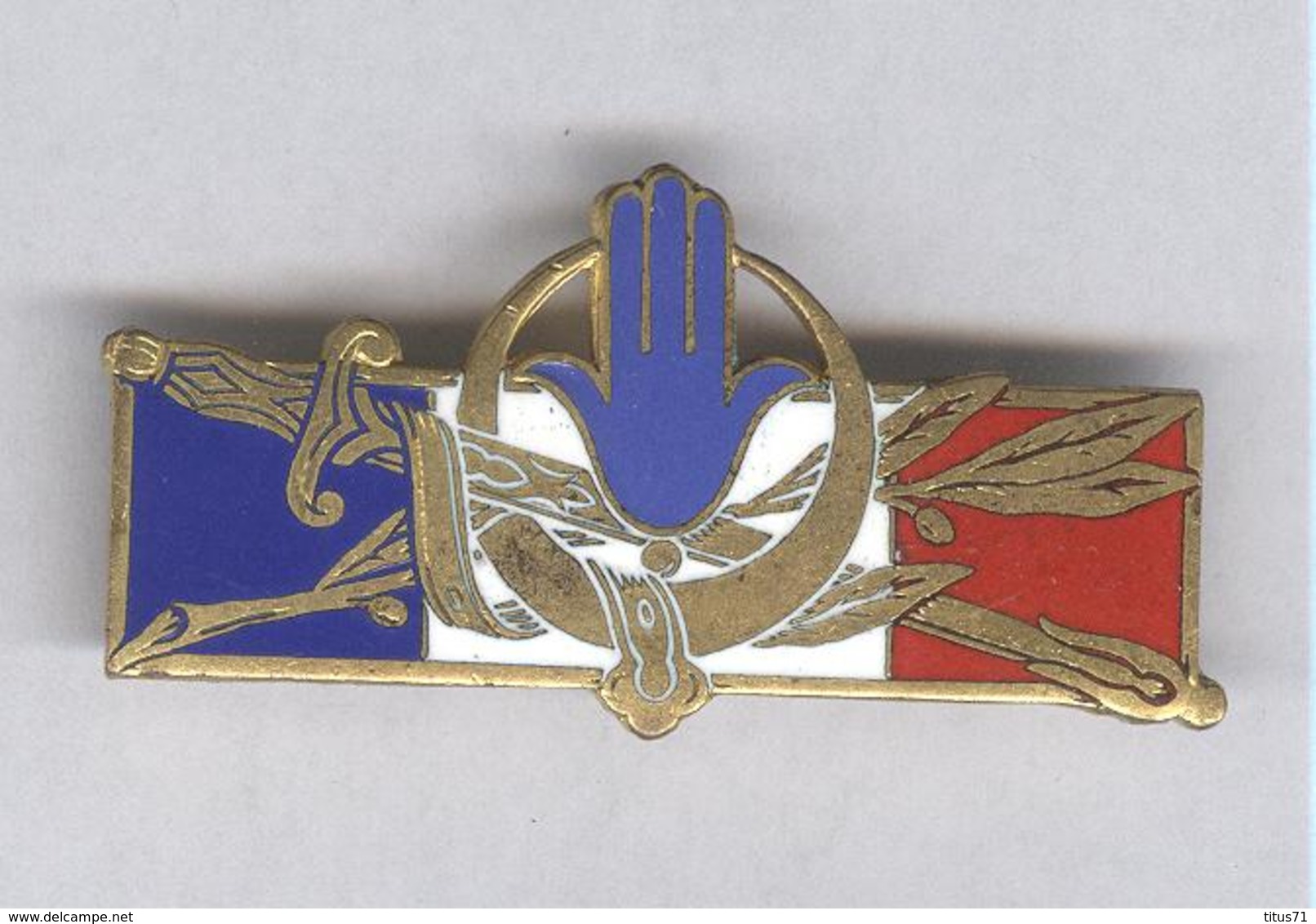 Badge Maintien De L'Ordre En AFN - 2,5 X 5 Cm - Drago Paris - France