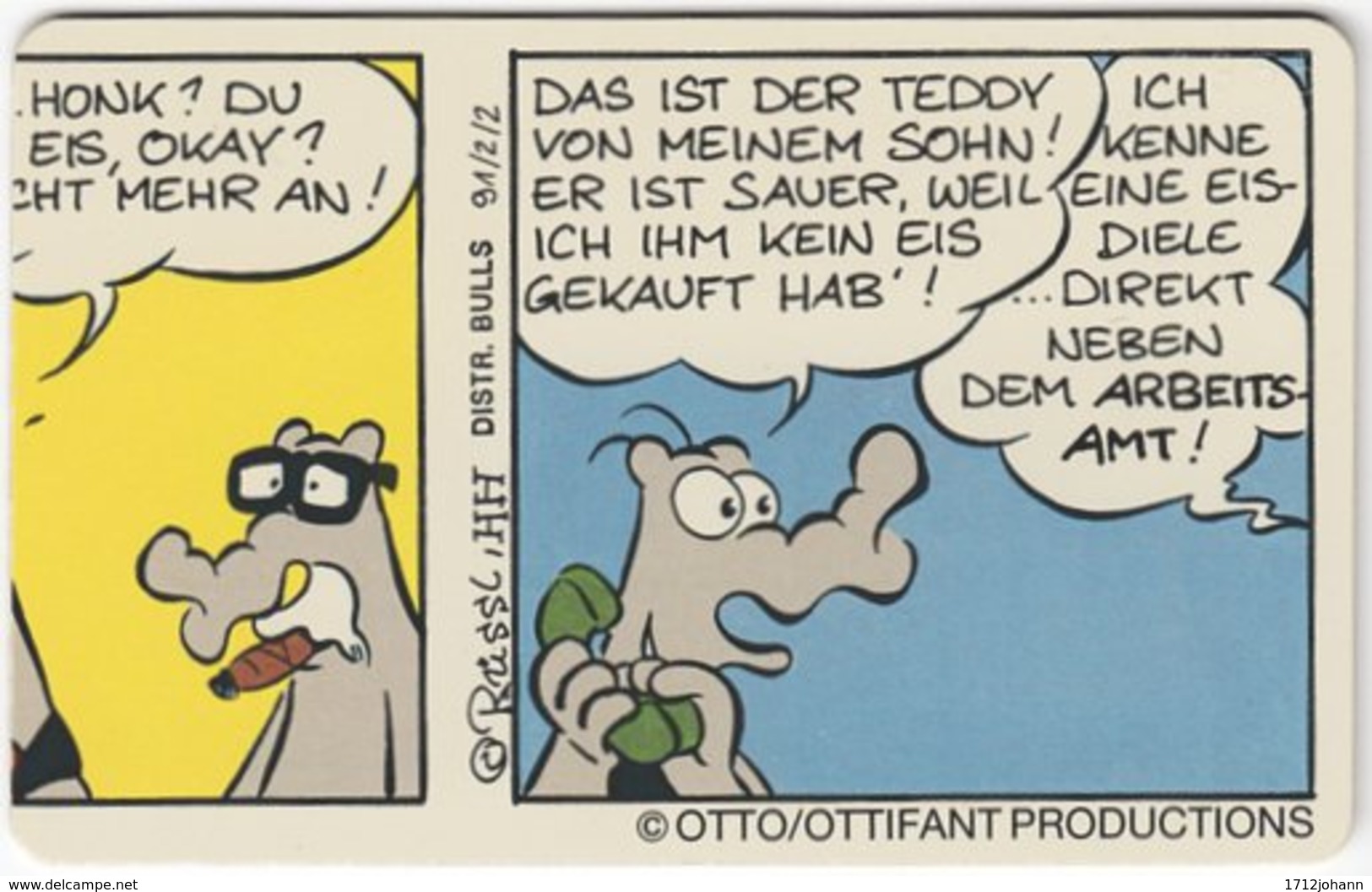 GERMANY K-Serie A-567 - 341 09.92 - Cartoon, Comics, Otto - MINT - K-Series: Kundenserie