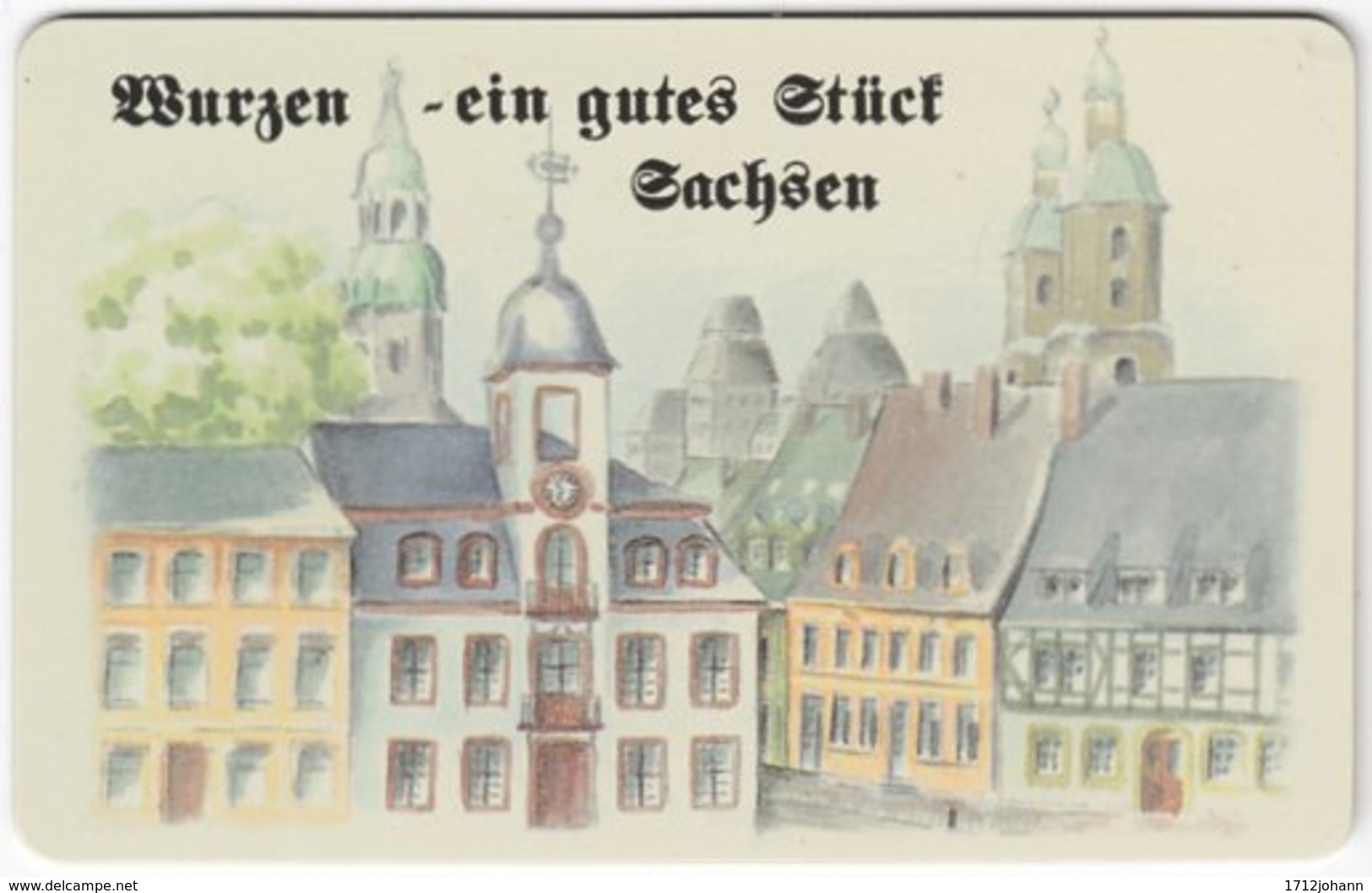 GERMANY K-Serie A-571 - 237B 08.92 - Painting, View, Town - MINT - K-Series: Kundenserie