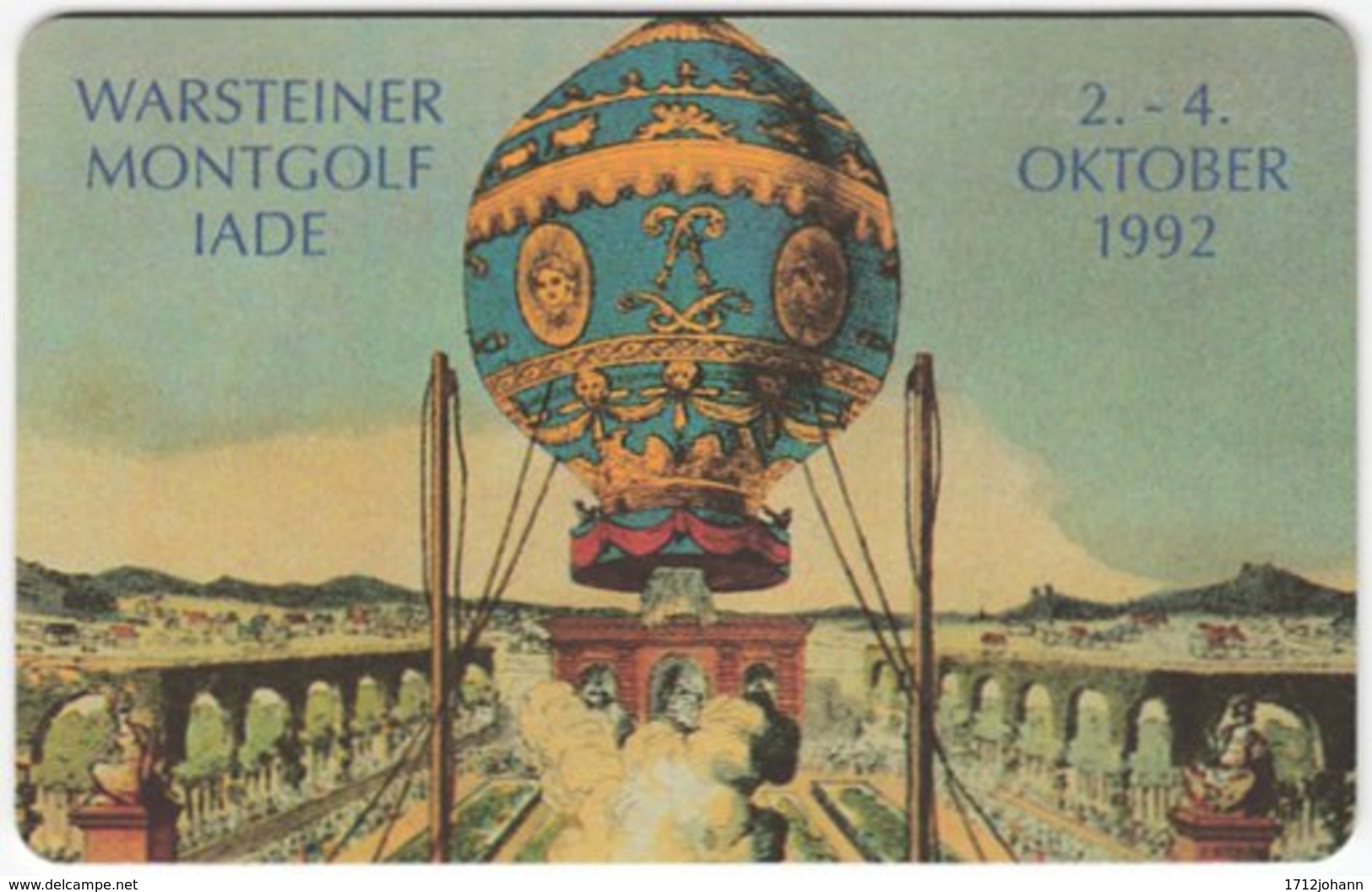 GERMANY K-Serie A-572 - 284 09.92 - Leisure, Ballooning - MINT - K-Series: Kundenserie