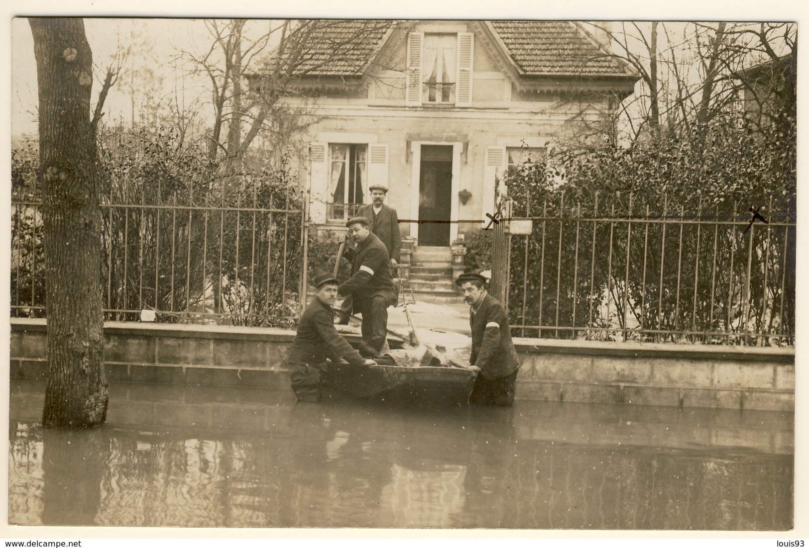 Carte PHOTO. BRY-Sur-MARNE. Inondations De 1910 - Bry Sur Marne