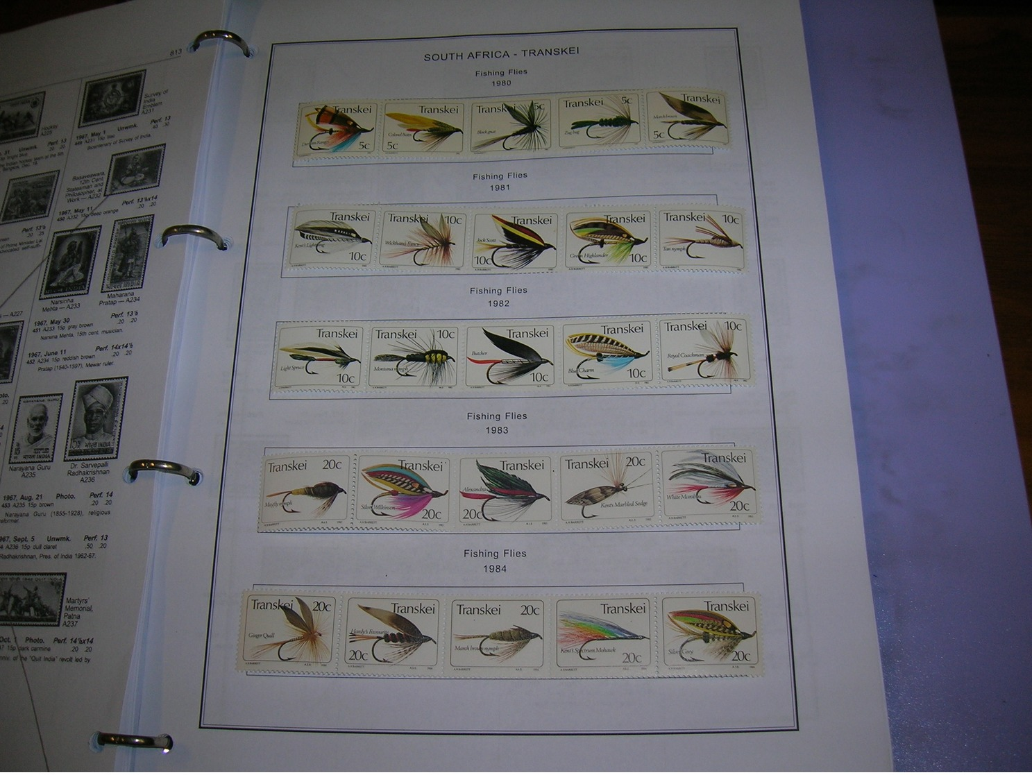 South Africa Transkey  PO 1981 Farfalle Fish. Scott.Strip.di 5 70+See Scan On Scott.Page; - Transkei