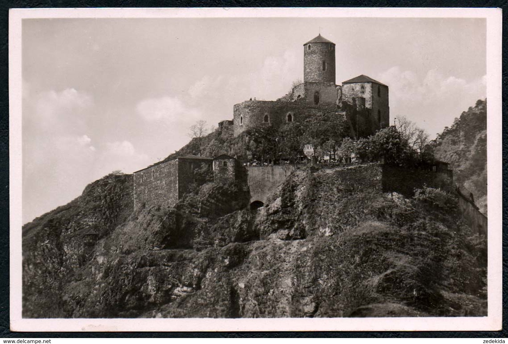 C4893 - Burg Střekov - Burg Schreckenstein - Aussig Usti Nad Labem - Th. Exler Wegstädtl - Sudeten